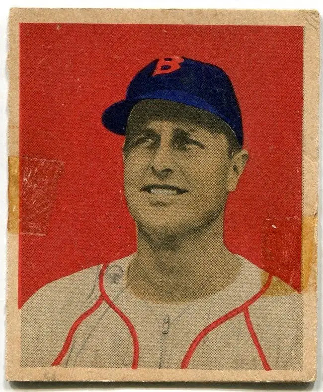 1949 Bowman #53 Jack Kramer RC Boston Red Sox Low Grade Tape - Baseball Card Single