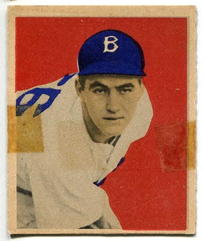 1949 Bowman #61 Rex Barney Brooklyn Dodgers Low Grade Tape - Baseball Card Single