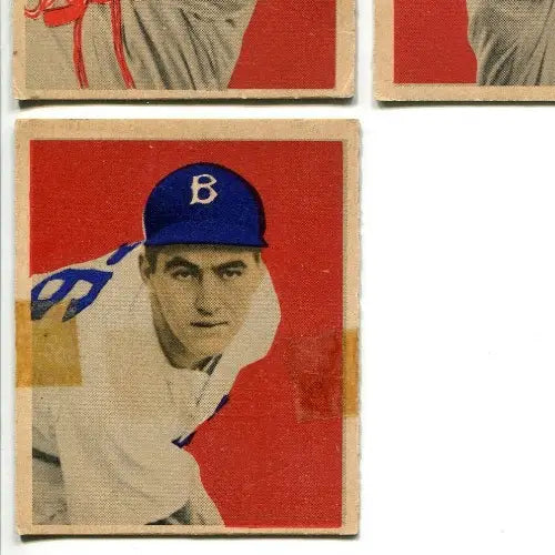 1949 Bowman #61 Rex Barney Brooklyn Dodgers Low Grade Tape - Baseball Card Single