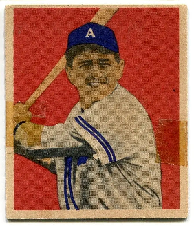 1949 Bowman #66 Elmer Valo RC Philadelphia Athletics Low Grade Tape - Baseball Card Single