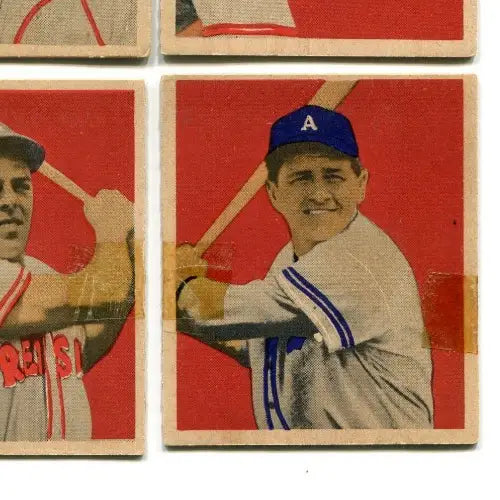 1949 Bowman #66 Elmer Valo RC Philadelphia Athletics Low Grade Tape - Baseball Card Single
