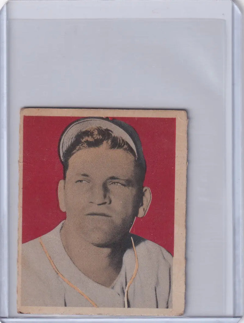 Vintage 1949 Bowman Baseball #45 Wally Westlake RC card featuring Pittsburgh Pirates