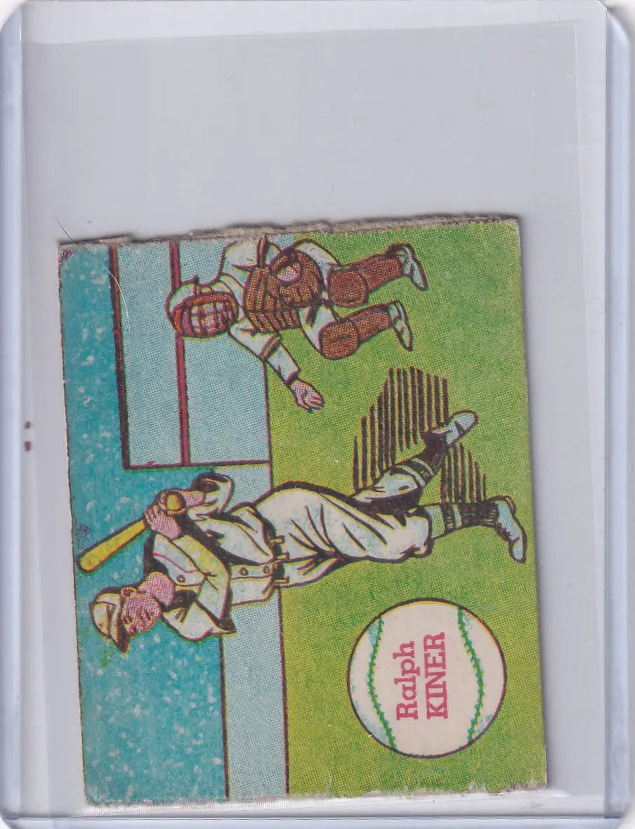 1949 R302-02 M.P. & Co #110 Ralph Kiner - Pittsburgh Pirates - Baseball Card Single