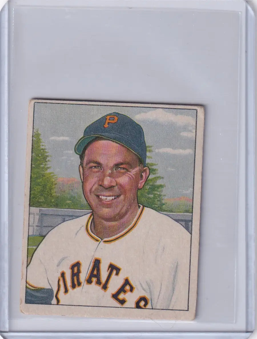 1950 Bowman Baseball #122 Johnny Hopp - Pittsburgh Pirates - Baseball Card Single