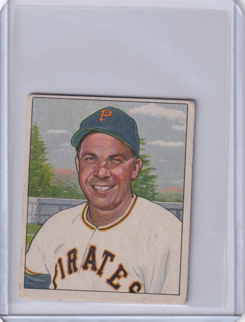 1950 Bowman Baseball #122 Johnny Hopp - Pittsburgh Pirates - Baseball Card Single