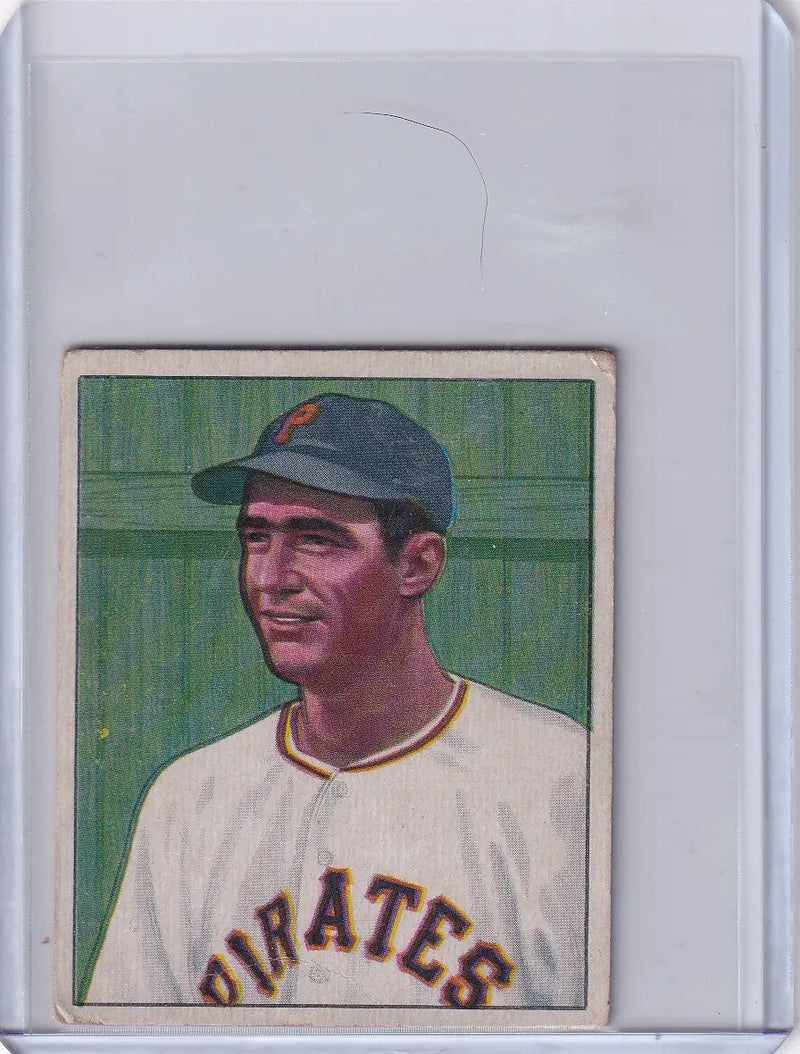 1950 Bowman Baseball #123 Dino Restelli - Pittsburgh Pirates RC - Baseball Card Single
