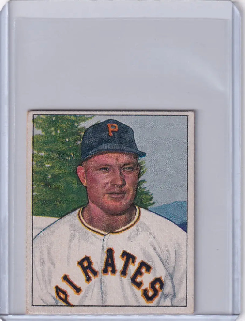 1950 Bowman Baseball #124 Clyde McCullough - Pittsburgh Pirates - Baseball Card Single
