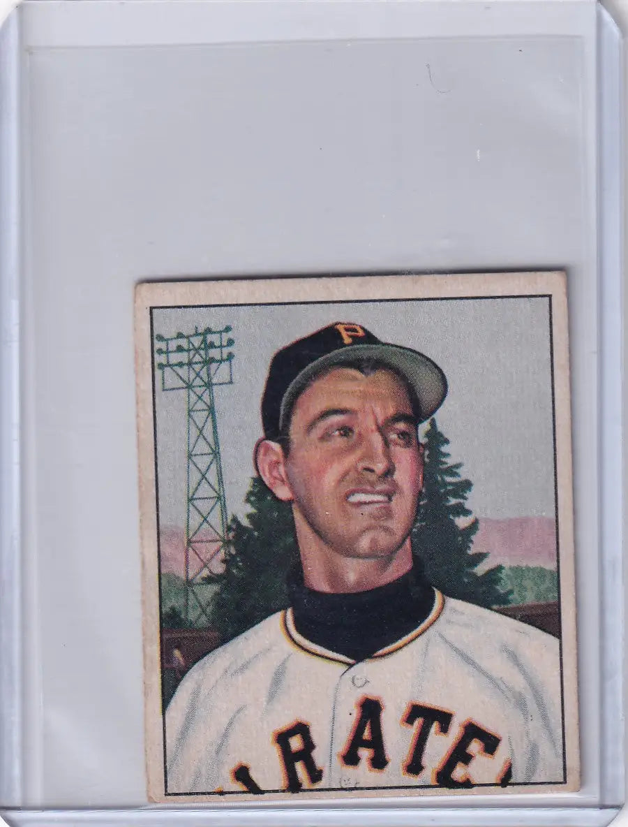 1950 Bowman Baseball #201 Pete Castiglione - Pittsburgh Pirates - Baseball Card Single
