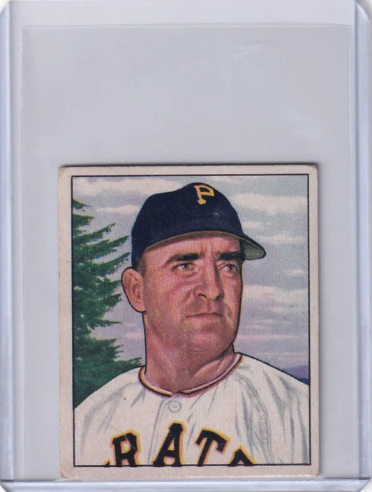 Vintage 1950 Bowman Baseball #203 card featuring Danny Murtaugh of the Pittsburgh Pirates