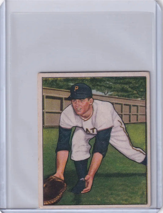 Vintage 1950 Bowman Baseball card of Dale Coogan from the Pittsburgh Pirates team