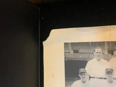 1950 Detroit Tigers 9x12 Thin Paper Team Issued Mailer Picture Photo George Kell - Sports Memorabilia