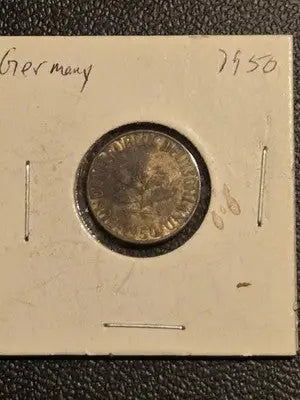 1950 Germany 5 Pfennig Coin - Collectible Copper-Nickel Currency - Coins & Currency