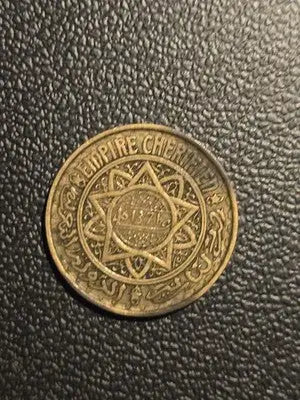 1952 Morocco 50 Francs Coin Bronze Very Good Condition Rare Collectible - Coins & Currency