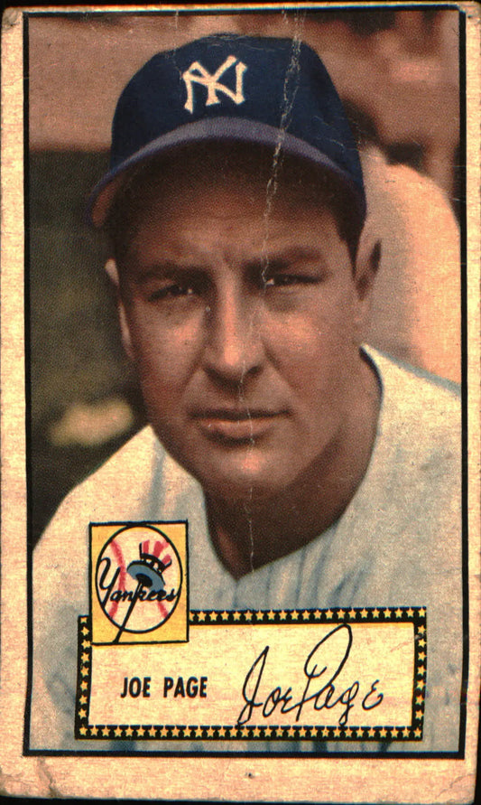 1952 Topps #48b Joe Page - Baseball Card Single