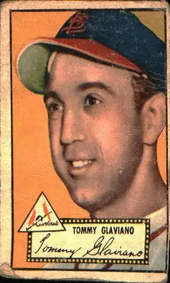 1952 Topps #56b Tommy Glaviano - Baseball Card Single