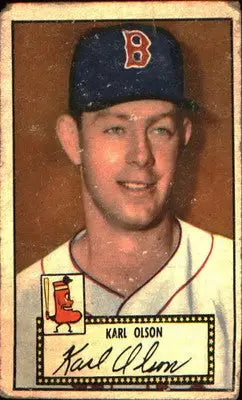 1952 Topps #72 Karl Olson Rookie Rookie - Baseball Card Single