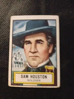 1952 Topps Look N See - Sam Houston #61. VG+ - Non-Sports Card Single