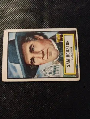 1952 Topps Look N See - Sam Houston #61. VG+ - Non-Sports Card Single