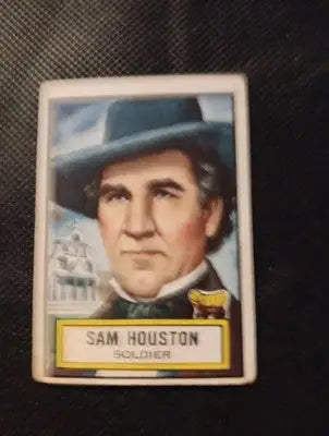 1952 Topps Look N See - Sam Houston #61. VG+ - Non-Sports Card Single