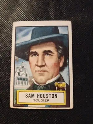 1952 Topps Look N See - Sam Houston #61. VG+ - Non-Sports Card Single
