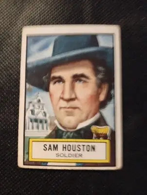 1952 Topps Look N See - Sam Houston #61. VG+ - Non-Sports Card Single