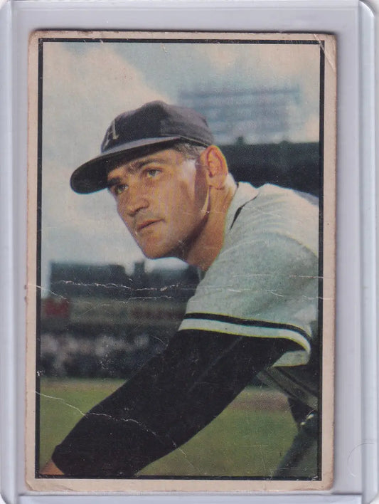 1953 Bowman Color #107 Alex Kellner - Philadelphia Athletics - Baseball Card Single