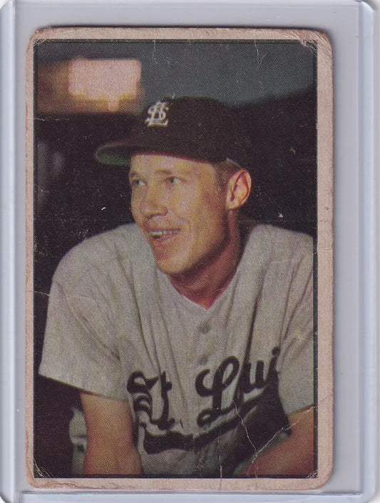 1953 Bowman Color #20 Don Lenhardt - St. Louis Browns - Baseball Card Single