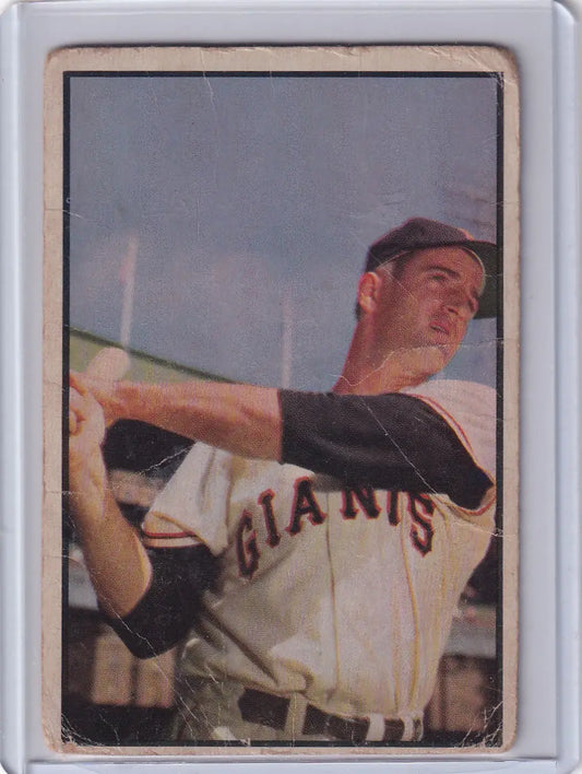 1953 Bowman Color #74 Don Mueller - New York Giants - Baseball Card Single