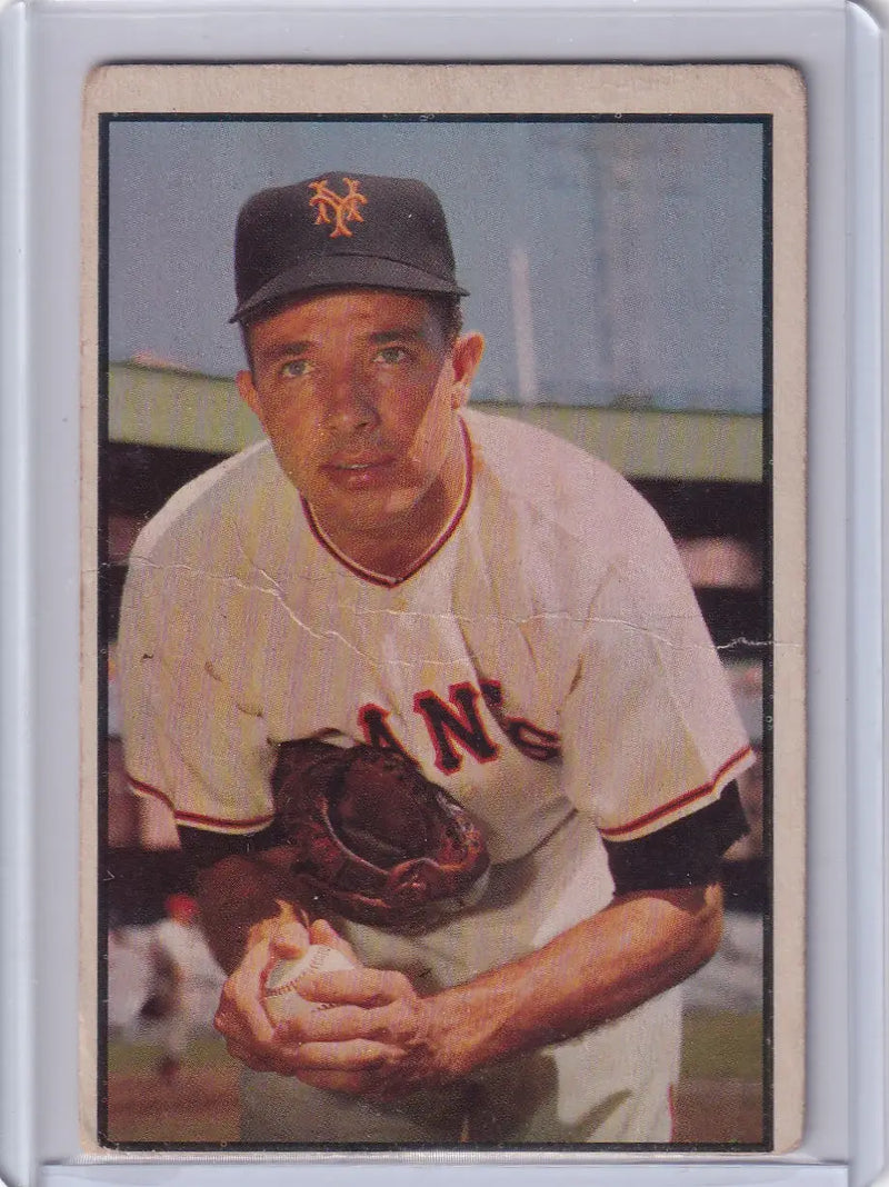 1953 Bowman Color #76 Jim Hearn - New York Giants