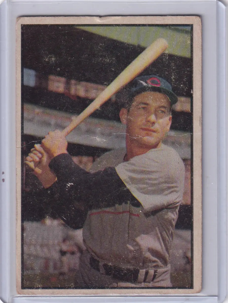 1953 Bowman Color #94 Bob Addis - Chicago Cubs