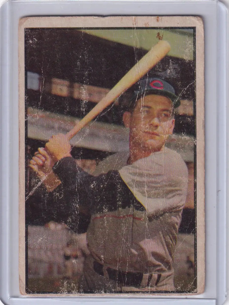 1953 Bowman Color #94 Bob Addis - Chicago Cubs