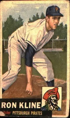 1953 Topps #175 Ron Kline Rookie Rookie - Baseball Card Single