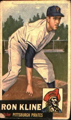 1953 Topps #175 Ron Kline Rookie Rookie - Baseball Card Single