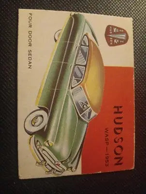 1953 Topps World Of Wheels Hudson Wasp #78. Trimmed. VG-EX - Racing Card Single