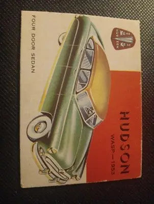 1953 Topps World Of Wheels Hudson Wasp #78. Trimmed. VG-EX - Racing Card Single