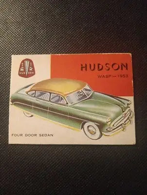 1953 Topps World Of Wheels Hudson Wasp #78. Trimmed. VG-EX - Racing Card Single