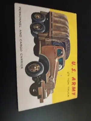 1953 Topps World On Wheels #55. U.S. Army 2 1/2 Ton Truck. VG+ - EX. - Non-Sports Card Single