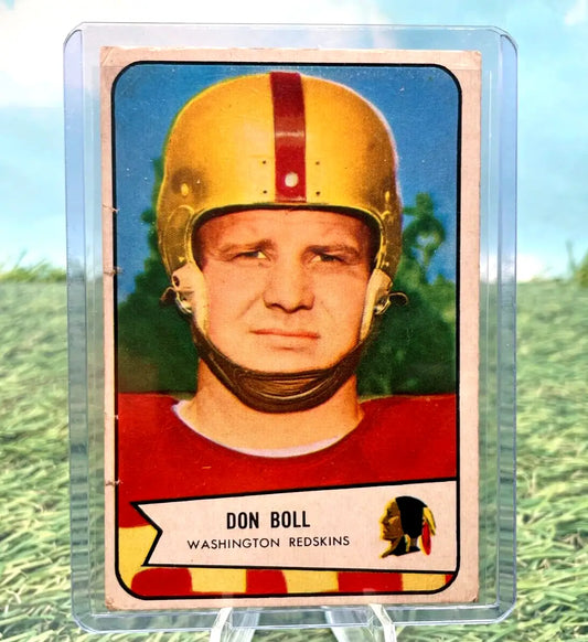 1954 Bowman Football Card #89 Don Boll-Washington Redskins ex mint card