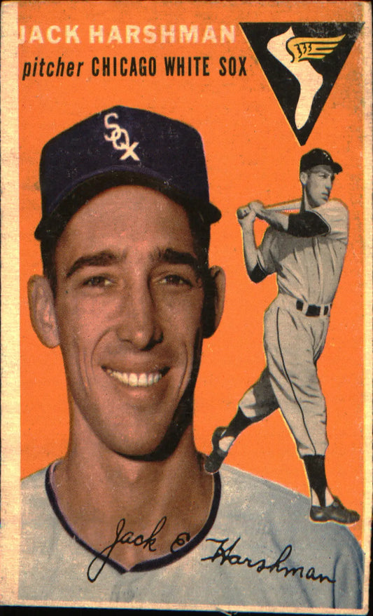 1954 Topps #173 Jack Harshman Rookie Rookie - Baseball Card Single