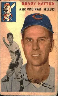 1954 Topps #208 Grady Hatton - Baseball Card Single