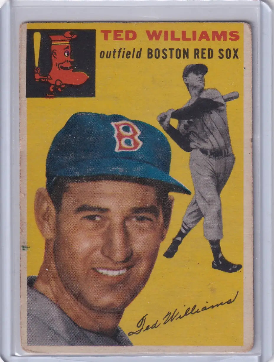 1954 Topps #250 Ted Williams - Boston Red Sox