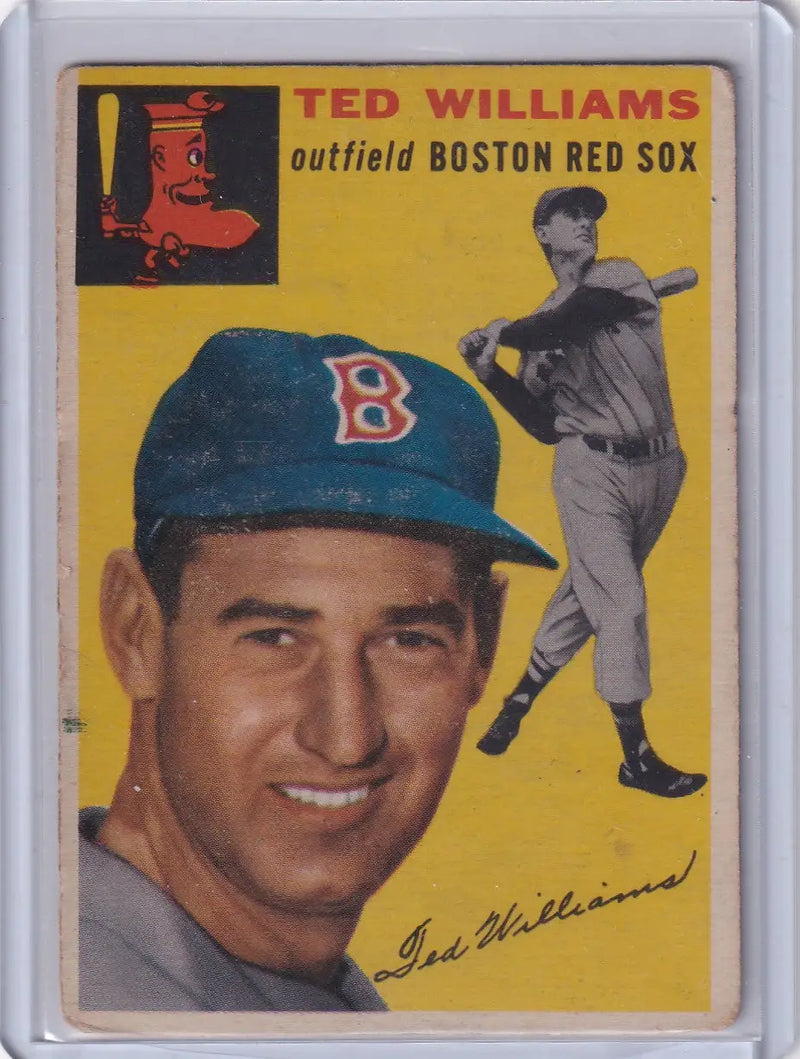 1954 Topps #250 Ted Williams - Boston Red Sox