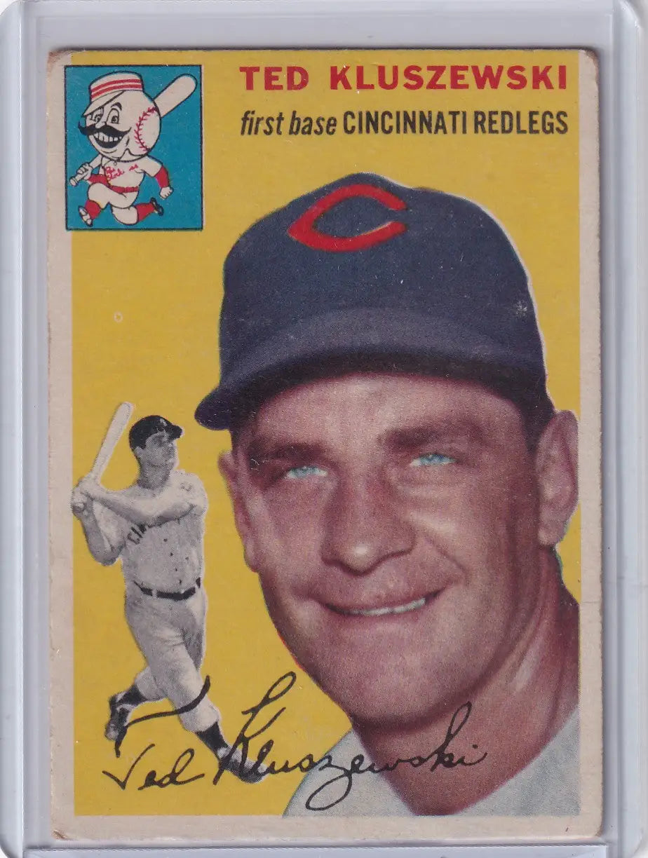 1954 Topps #7 Ted Kluszewski - Cincinnati Redlegs
