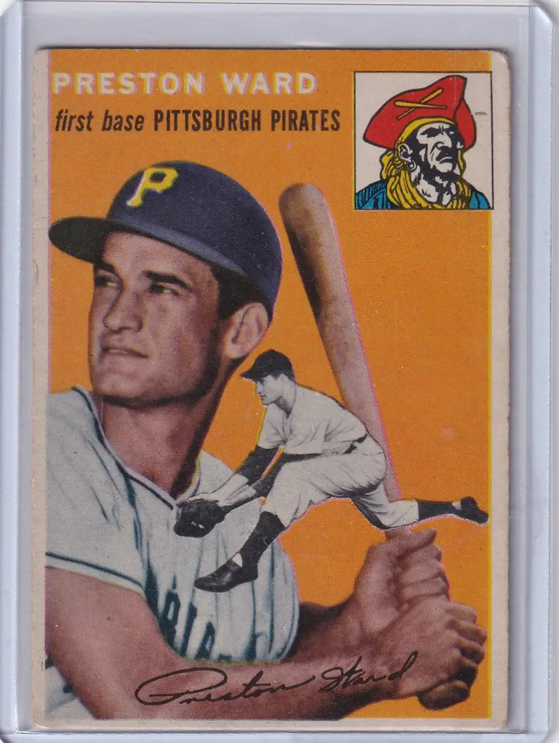 1954 Topps #72 Preston Ward - Pittsburgh Pirates