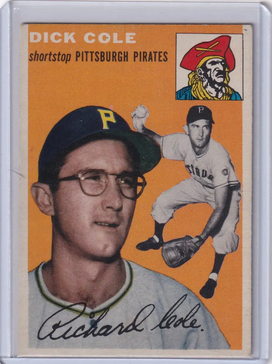 1954 Topps #84 Dick Cole - Pittsburgh Pirates RC