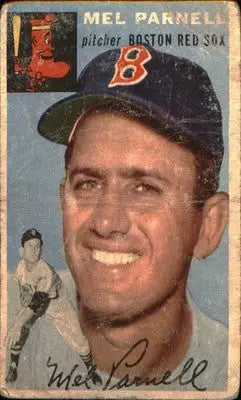 1954 Topps Canadian #40 Mel Parnell - Baseball Card Single