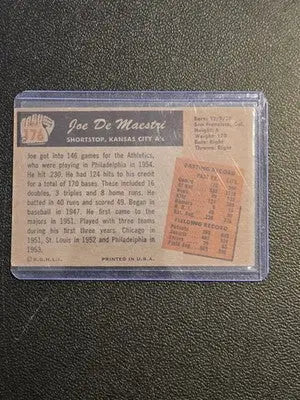 1955 Bowman #176 Joe DeMaestri - Baseball Card Single