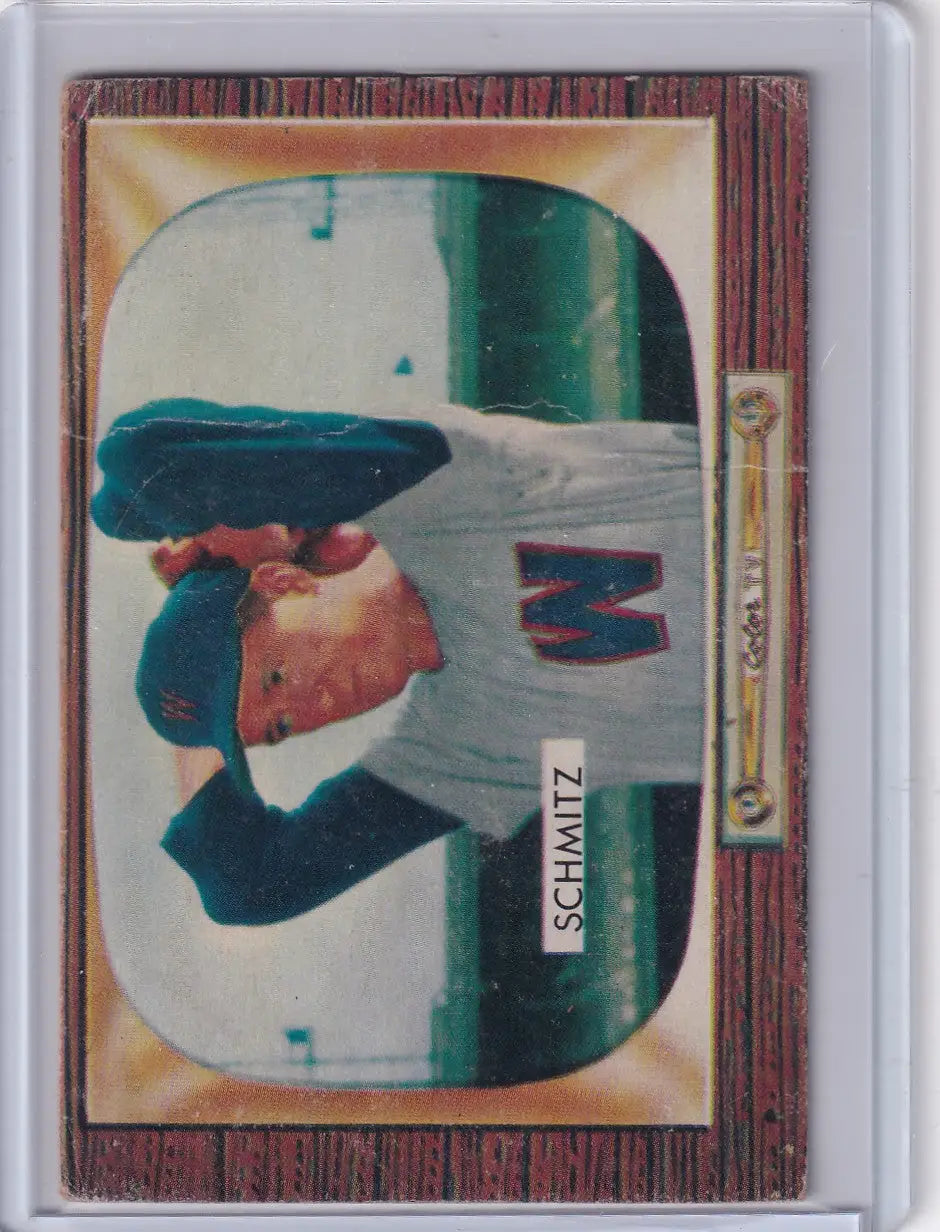 1955 Bowman Baseball #105 Johnny Schmitz - Washington Senators - Baseball Card Single