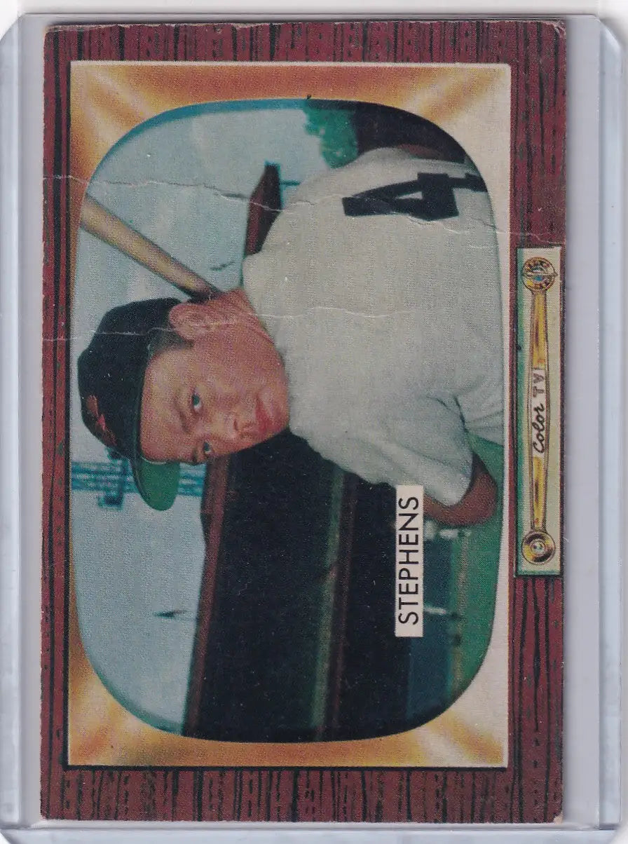 1955 Bowman Baseball #109 Vern Stephens - Baltimore Orioles - Baseball Card Single