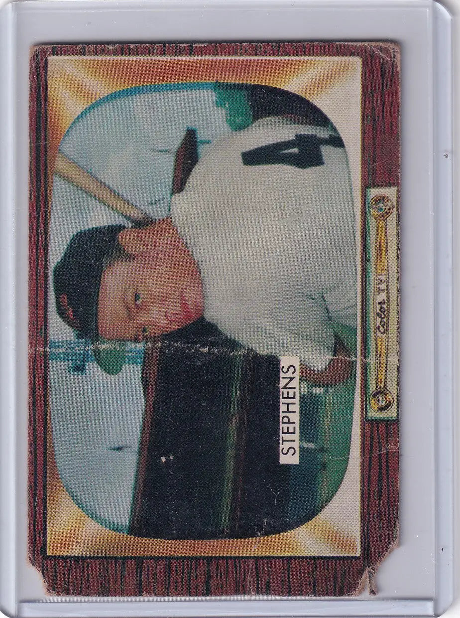 1955 Bowman Baseball #109 Vern Stephens - Baltimore Orioles - Baseball Card Single